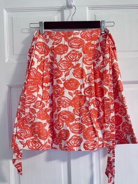 J Crew Floral Skirt Size 4